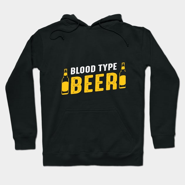 Blood-type ''Beer'' Hoodie by Urshrt